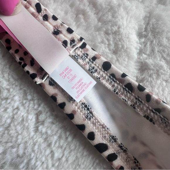 Victoria's Secret | Cheetah Bling "The Tease Halter" Bikini Top | Size 34D - Picture 13 of 14